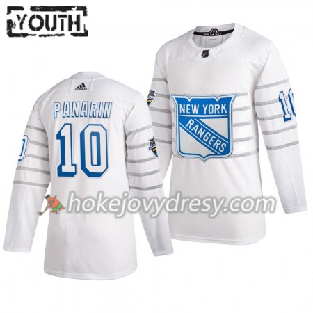 Dětské Hokejový Dres New York Rangers ARTEMI PANARIN 10 Bílá Adidas 2020 NHL All-Star Authentic